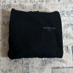 White Fox Black Hoodie